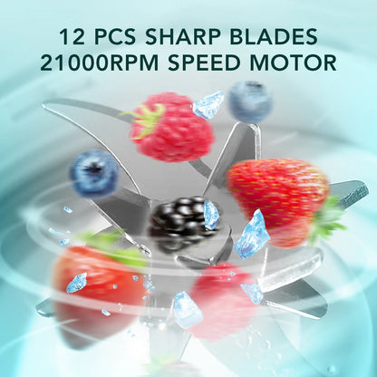 Juiciva 6-Blade Portable Blender Set