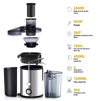 Juiciva 800W PowerPress Centrifugal Juicer