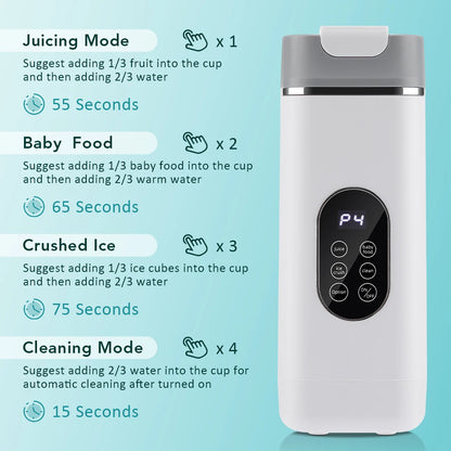 Juiciva 6-Blade Portable Blender Set