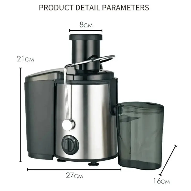 Juiciva 800W PowerPress Centrifugal Juicer