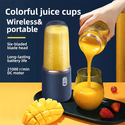 Juiciva 6-Blade Portable Blender Set