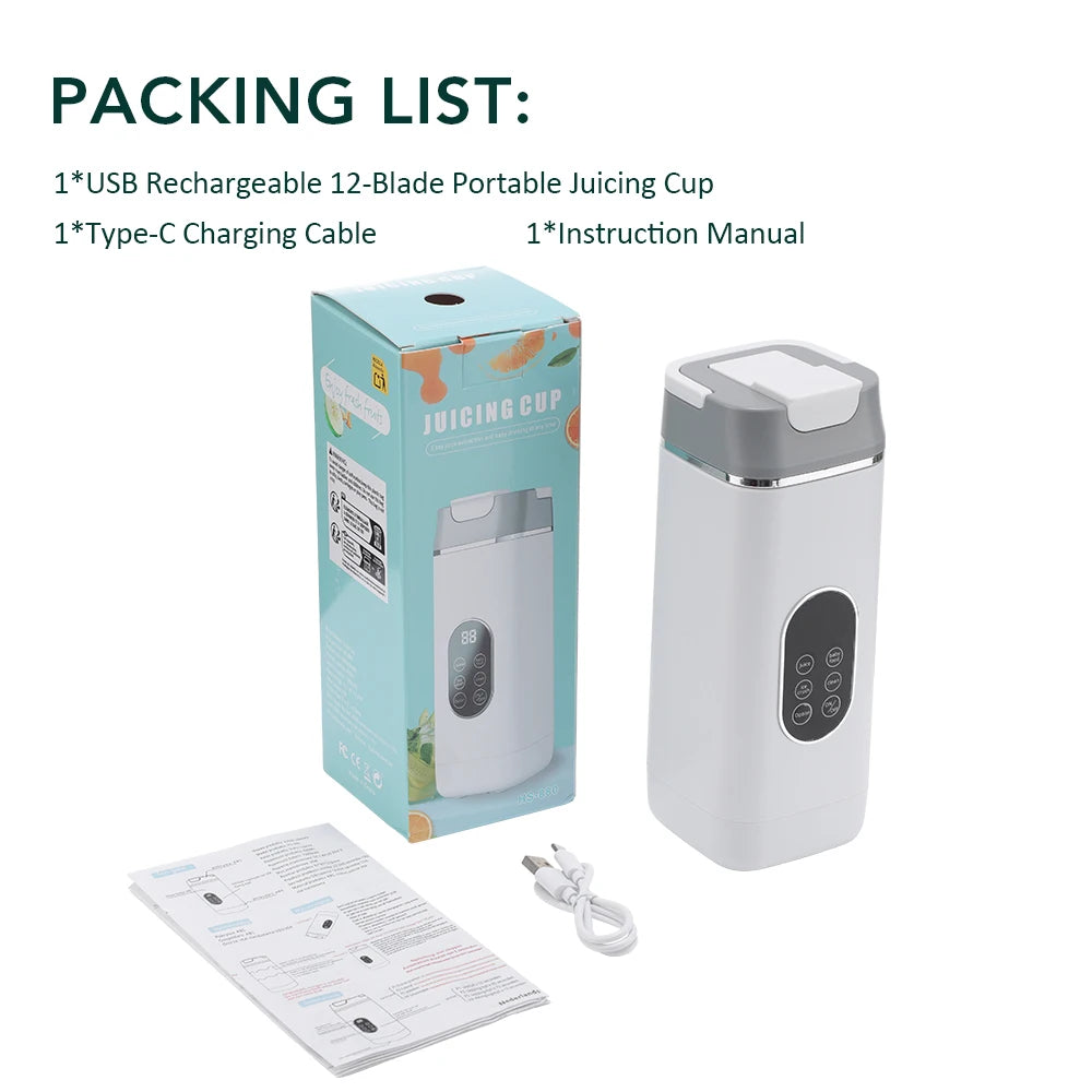 Juiciva 6-Blade Portable Blender Set