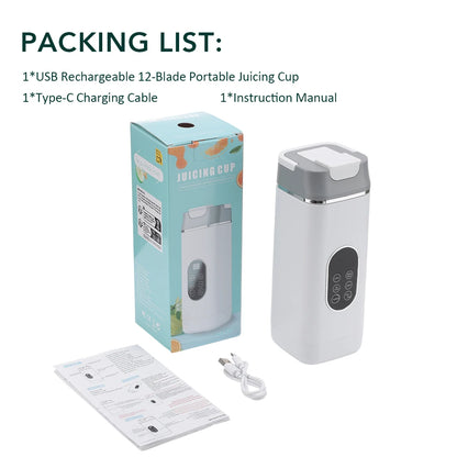 Juiciva 6-Blade Portable Blender Set