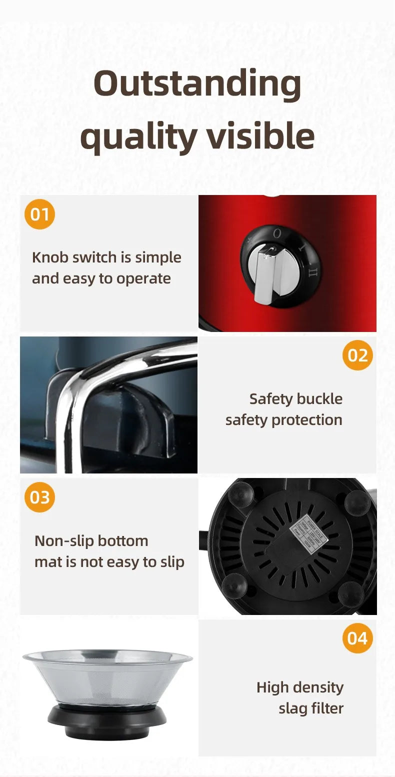 Juiciva 800W PowerPress Centrifugal Juicer