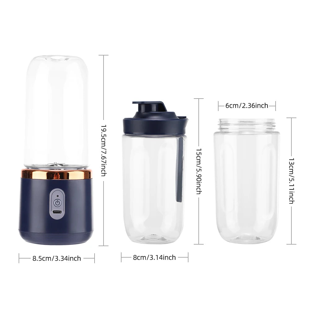 Juiciva 6-Blade Portable Blender Set