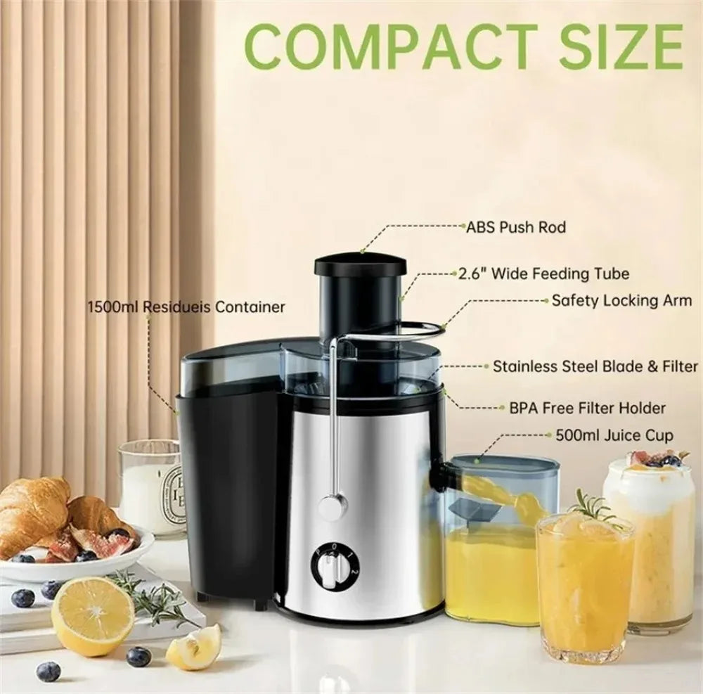 Juiciva 800W PowerPress Centrifugal Juicer